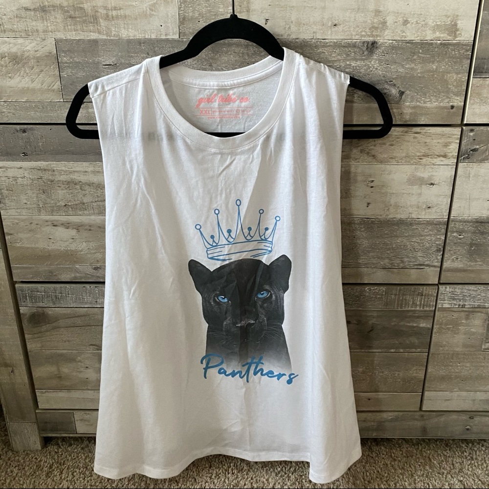 Girl Tribe Co. Carolina Panthers Tank Top